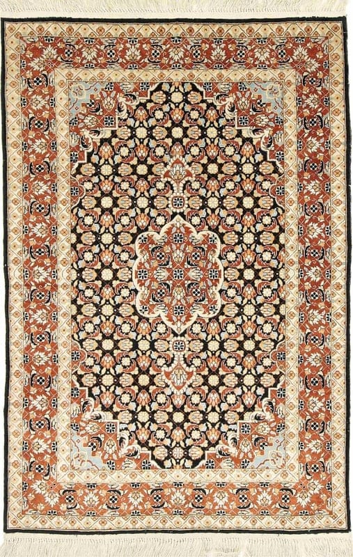 Hereke Seide Teppich 93x57 - Image 1