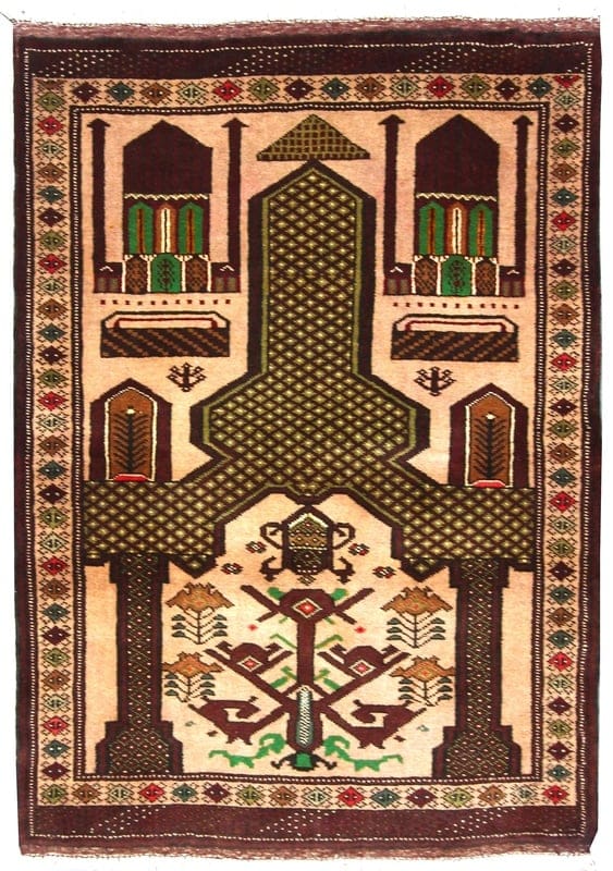 Turkaman Teppich 126x87 - Image 1