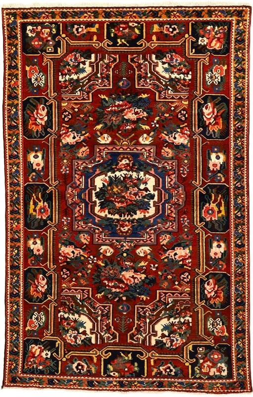 Antique Bakhtiar Carpet  248x162 - Image 1
