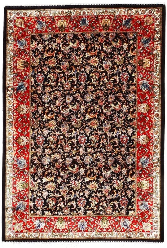 Ghom Rose Teppich 120x80 - Image 1