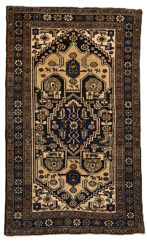 Zanjan Antique Carpet 205x127 - Image 1