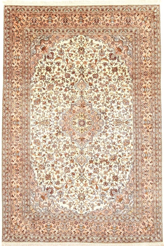 Kashmir Seide Teppich 294x198 - Image 1