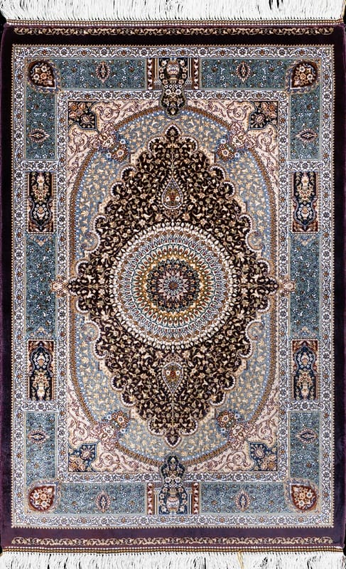 Ghom Dahlia Teppich  90x60 - Image 1
