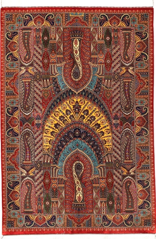 Ghom Seide HosseinKashizadeh Teppich 205x140 - Image 1