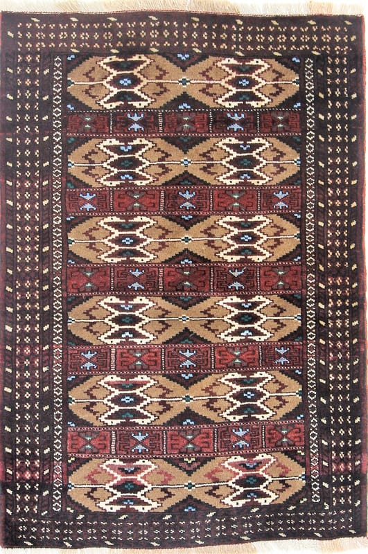 Turkaman Carpet 126x87 - Image 1
