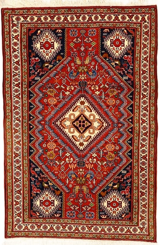 Ghashghai Kashkuli  Carpet  153x100 - Image 1