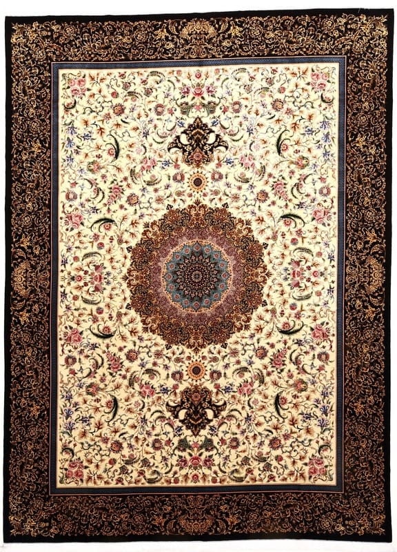 Ghom Rose Teppich 400x300 - Image 1