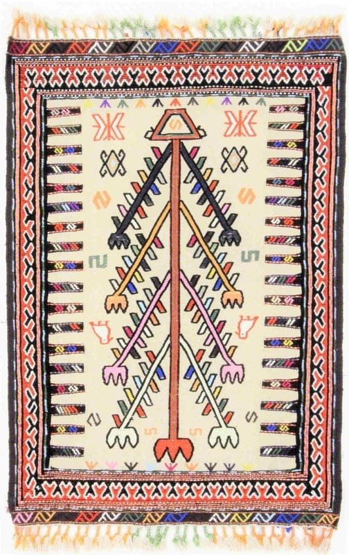 Kelim Teppich 110x76 - Image 1