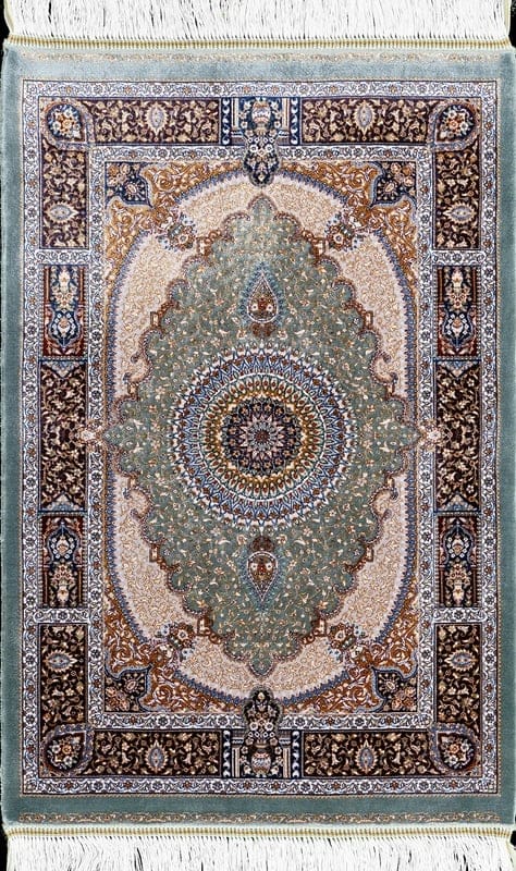 Qom  Dahlia Carpet 90x60 - Image 1