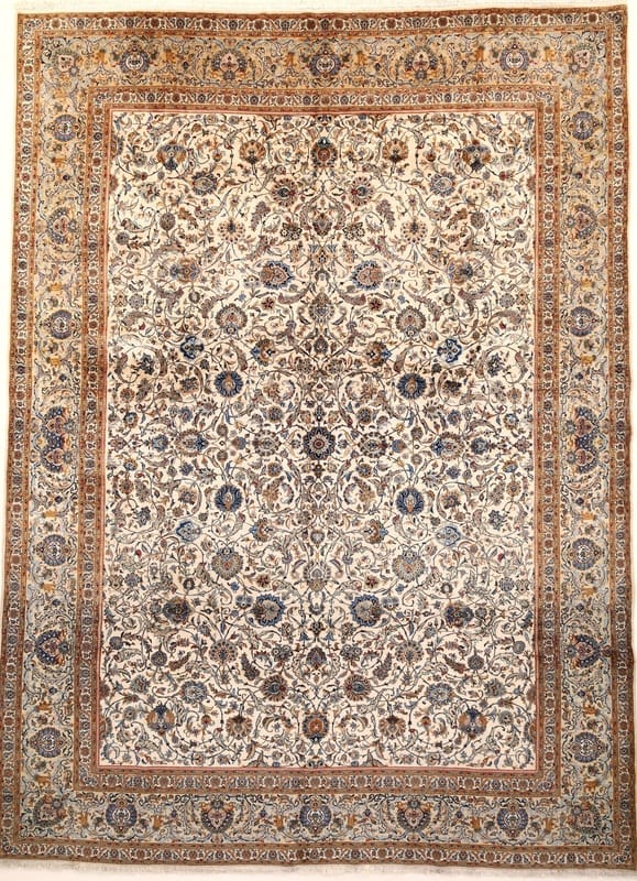 Antique Kashan Carpet  454x330 - Image 1
