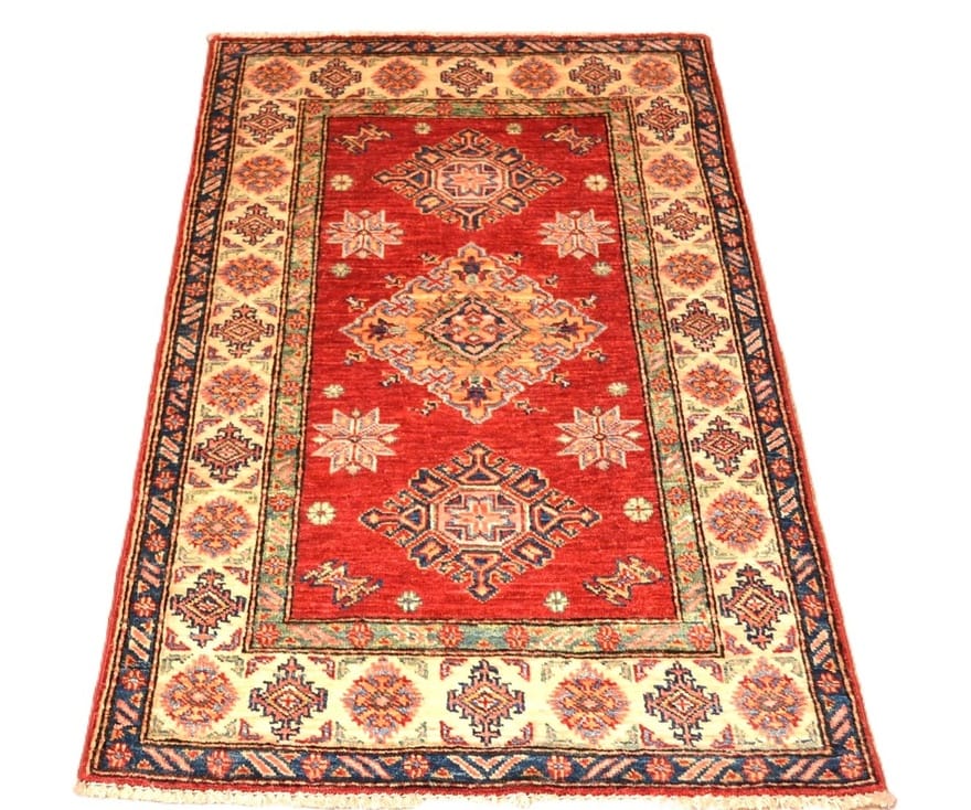 Ariana-Kazak Carpet  129x82 - Image 1