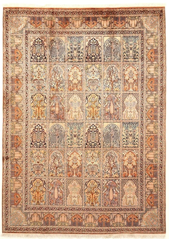 Kashmirsilk carpet 302x220 - Image 1