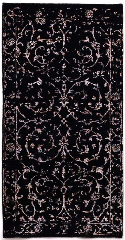 Modern Lotus Teppich 141x73 - Image 1