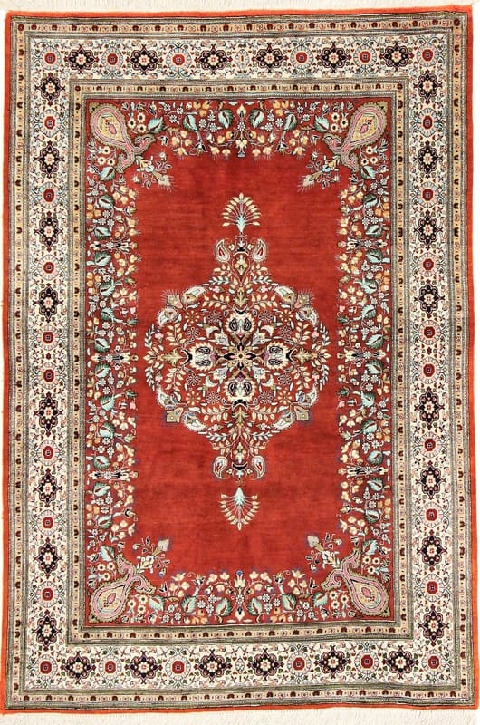 Ghom Seide Teppich  151x102 - Image 1