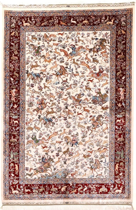 Qom Huntingground Carpet 230x150 - Image 1