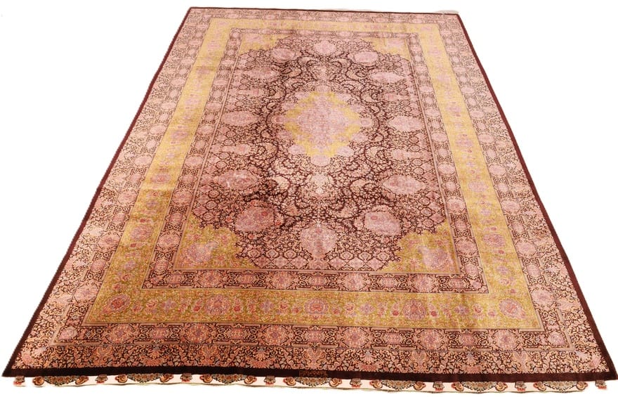 Ghom Seide  Memayian Teppich 300x207 - Image 1