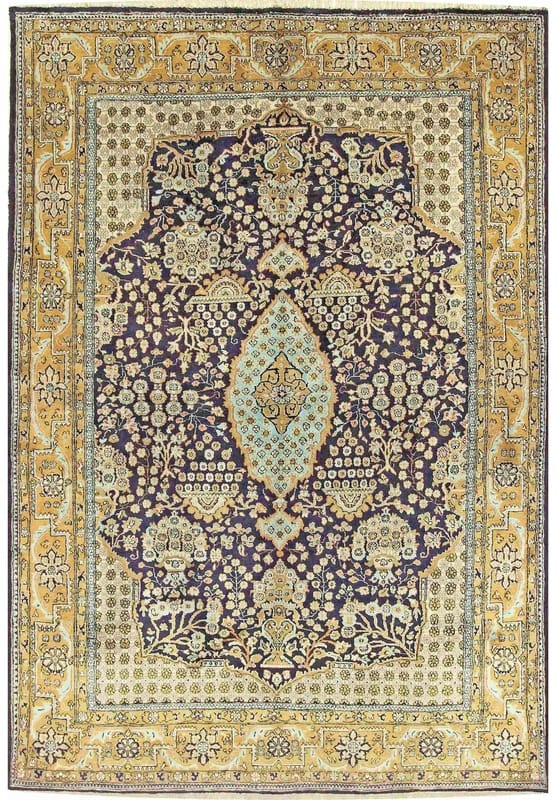 Ghom Seide Teppich 200x137 - Image 1