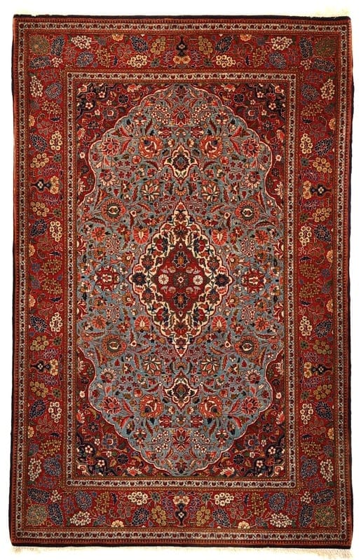 Keshan Antique Carpet 200x130 - Image 1