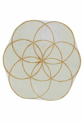 Modern Lotus Teppich 206x206