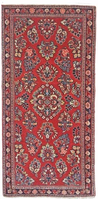 Sarough-Alt Teppich 117x55