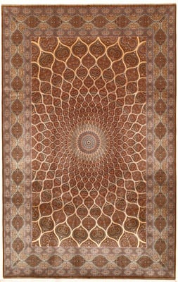 Ghom Geometric Design Teppich 305x195