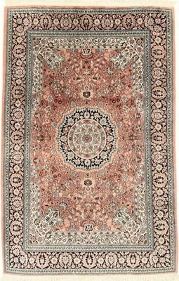 Kashmir Seide Teppich 190x125