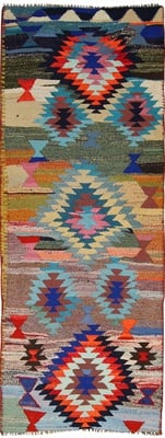 Kelim Teppich 245x89 - alternate view