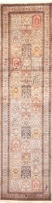 Kashmir Seide Teppich 357x96