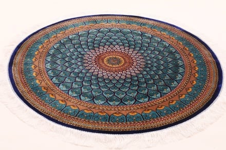 Ghom Geometric design Teppich 200x200 - alternate view