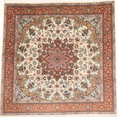 Tabriz 50 raj Teppich 248x252 - alternate view