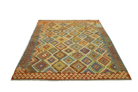 Afghanischer kelim teppich 305x205 - alternate view