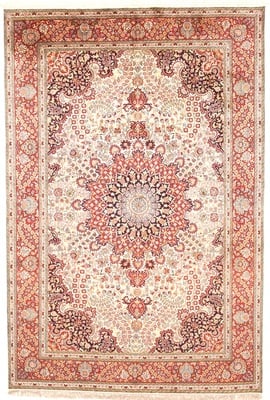Kashmir Seide Teppich  276x185