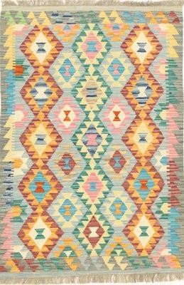Handgewebter Kelim-Teppich 150x103