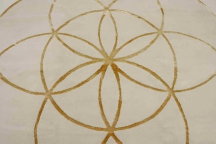 Modern Lotus Teppich 206x206 - alternate view