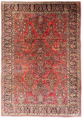 American Sarough Antik Teppich 275x191