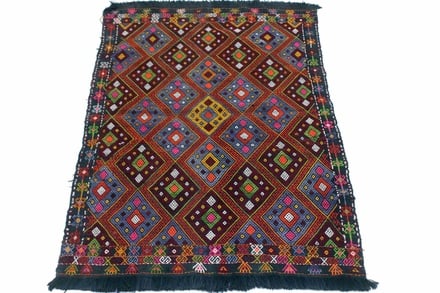 Kelim Azeri Teppich 145x85 - alternate view