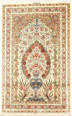 Ghom by Rezaei Brothers Seide Teppich 160x100
