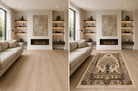 Qom by Yaqut Silk Carpet 157x101 - alternate view