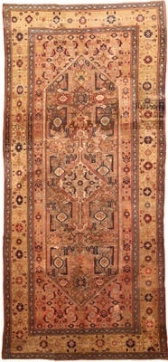 Antike Malayer Teppich 365x164