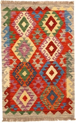 Kelim Teppich 123x79