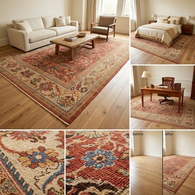 Antique Ziegler Carpet  600x333 - alternate view