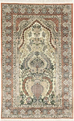 Herike Seide Teppich 125x77