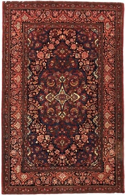 Antique Isfahan Carpet  220x140