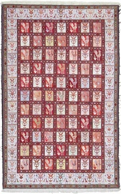 Kelim Silk Teppich 196x123