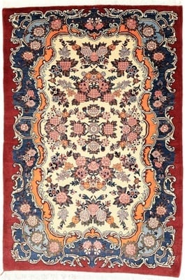 Antique Kashan Carpet  203x135