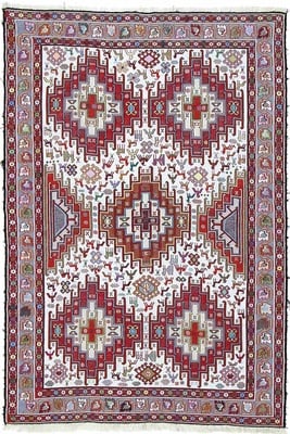Kelim Seide Teppich 142x98