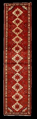 Hamadan Teppich 390x97