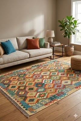 Kilim Carpet 290x195 - alternate view