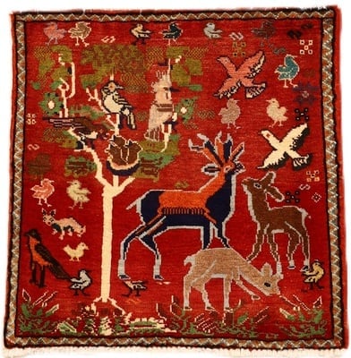 Sarough Teppich  59x58