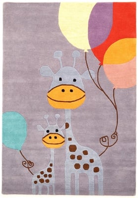 Kinderteppich Giraffenmotiv 243x169
